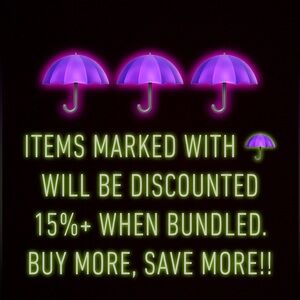 ☂️☂️☂️BUNDLE AND SAVE